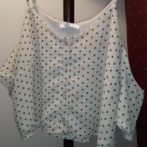 NWOT Cold Shoulder Top